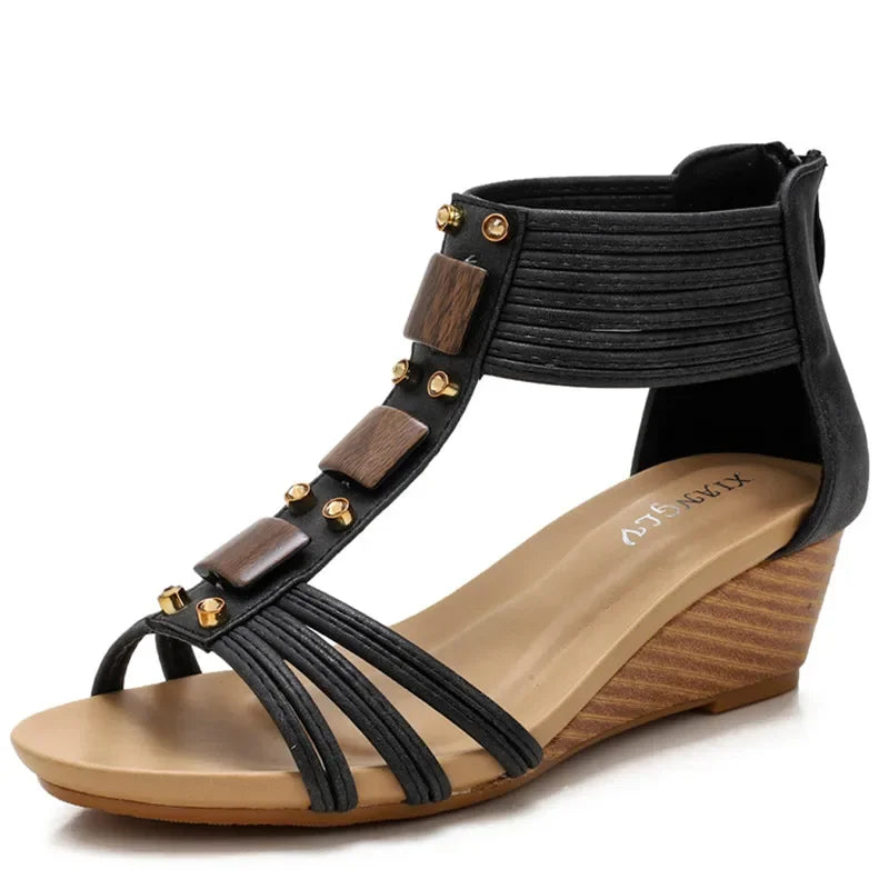 Catrina Cay Button Wedges