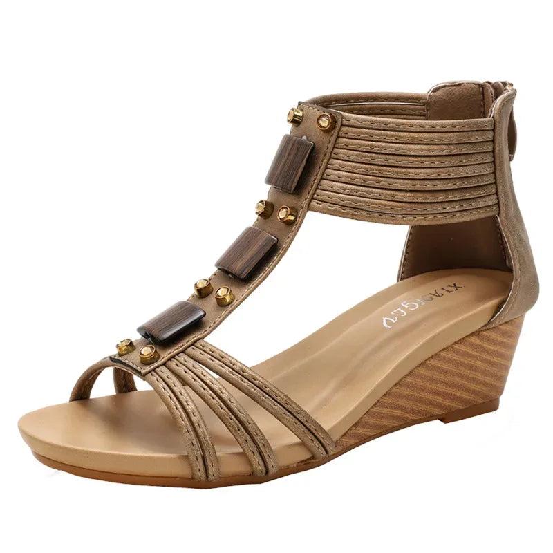 Catrina Cay Button Wedges