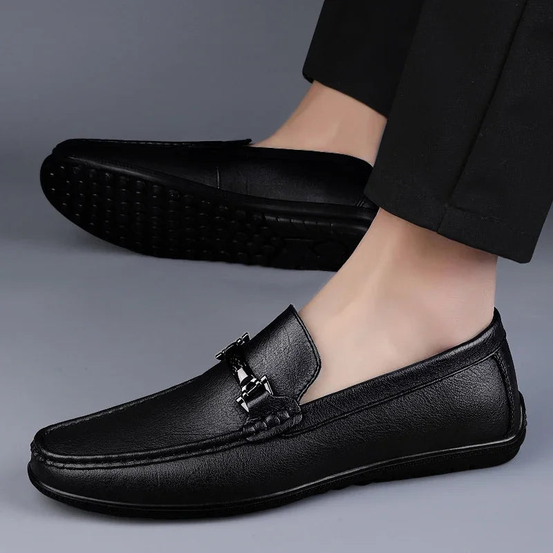 Carvetti Buckle Loafers